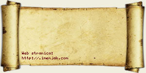 Javor Rnić vizit kartica